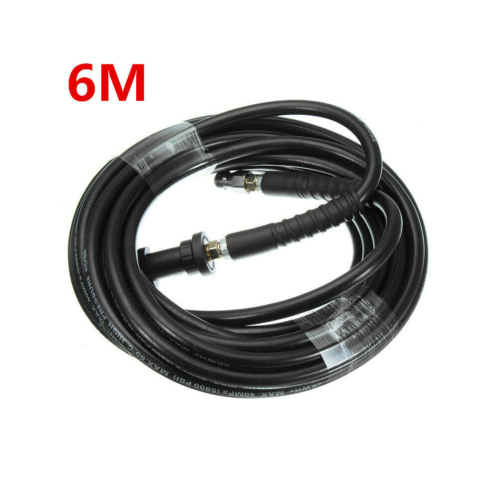 (6M) 6m to 20m Pressure Washer Sewer Drain Cleaning Hose Pipe Tube Cleaner for Karcher K