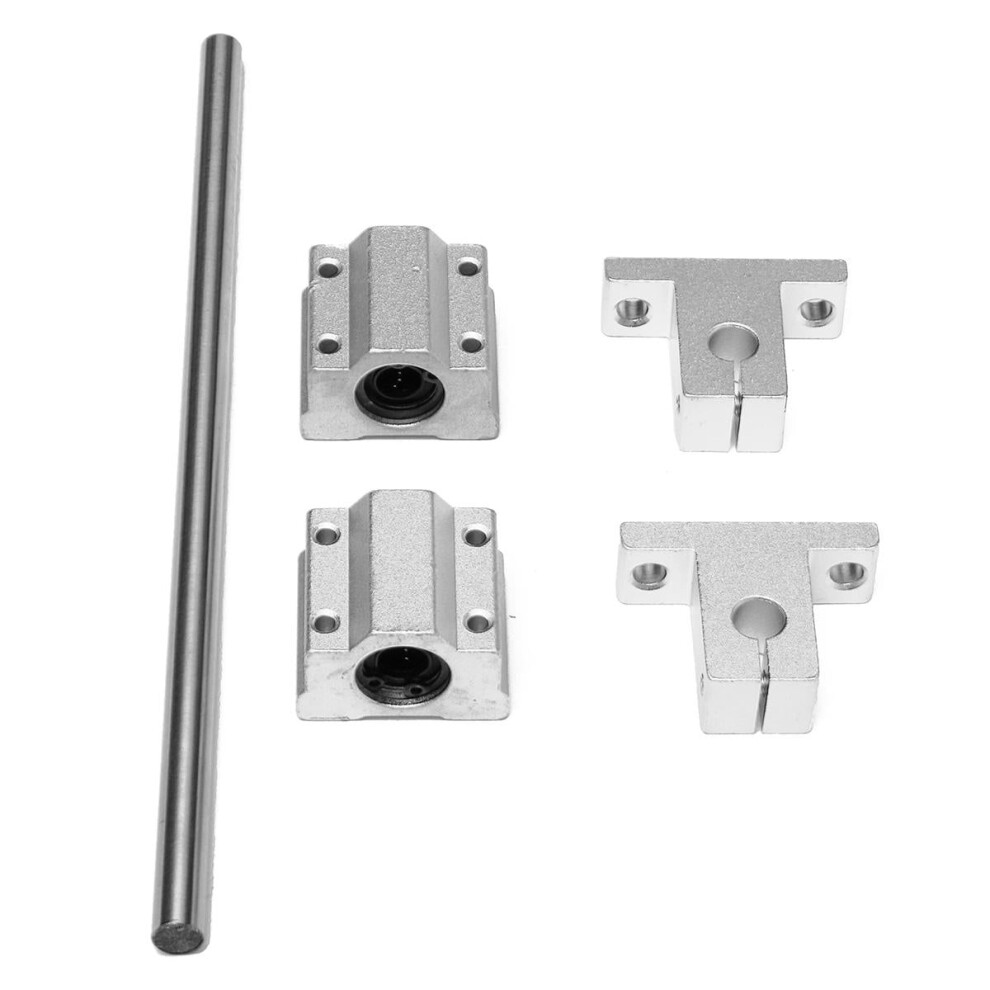 (300Mm) 8Mm Shaft Optical Linear Rail 300/400/600Mm Length Scs8uu/Sk8 Guide Support Cnc Set 9078193534870