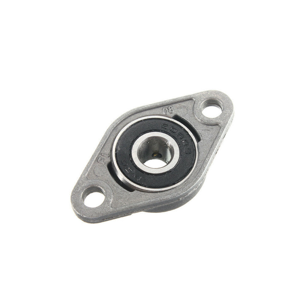 (15mm) 8/10/12/15/17mm Bore Diameter Zinc Alloy Pillow Block Flange Linear Bearing KFL Series CNC