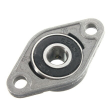 (12mm) 8/10/12/15/17mm Bore Diameter Zinc Alloy Pillow Block Flange Linear Bearing KFL Series CNC