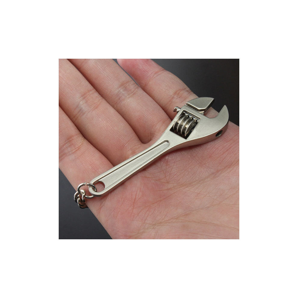 Creative Mini Tool Model Wrench Spanner Key Chain Ring