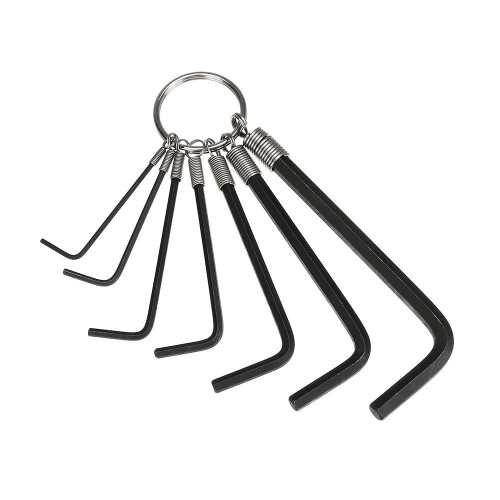 Hex Key Wrench 7Pcs Hex Key Set On A Ring 1