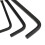 Hex Key Wrench 7Pcs Hex Key Set On A Ring 9