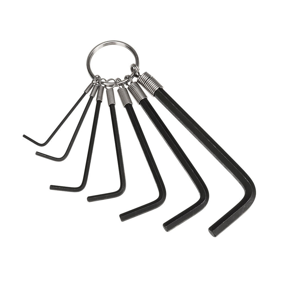 Hex Key Wrench 7Pcs Hex Key Set On A Ring 9078193521139