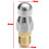 High Pressure Drain Nozzle 1 Front 3 Rear M14 Thread For Pipe Dredge Cleaning 5