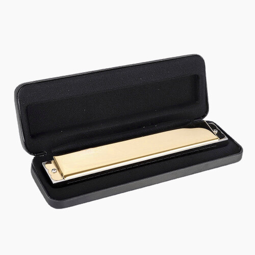 (E Key) Harmonica Senior Adult Beginner 24 Hole C Tune Musical Instrument Polyphonic Harmonica 2