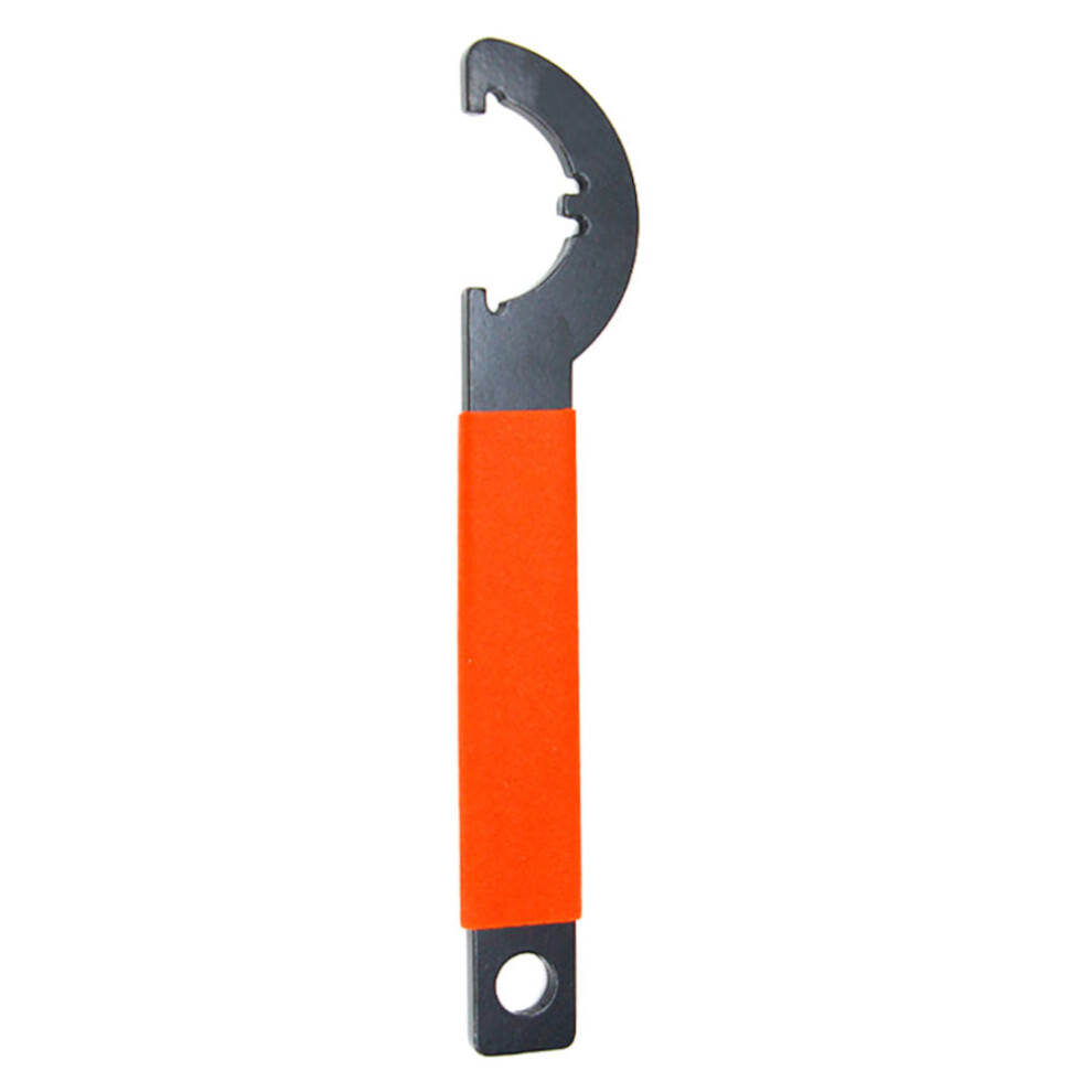 (Orange) Locknut Wrench Survival Nut Wrench for Locknut Screw Off Reinstallation Spanner Nut Removal