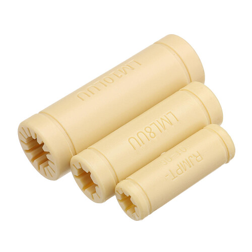 (6mm) Solid Plastic Polymer Linear Bearing Long Type Slide Bushing for CNC Tool 1