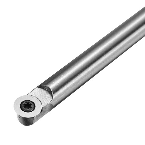 Wood Turning Chisel with 12mm Round Carbide Insert Cutter Round Shank Woodworking Tool 1