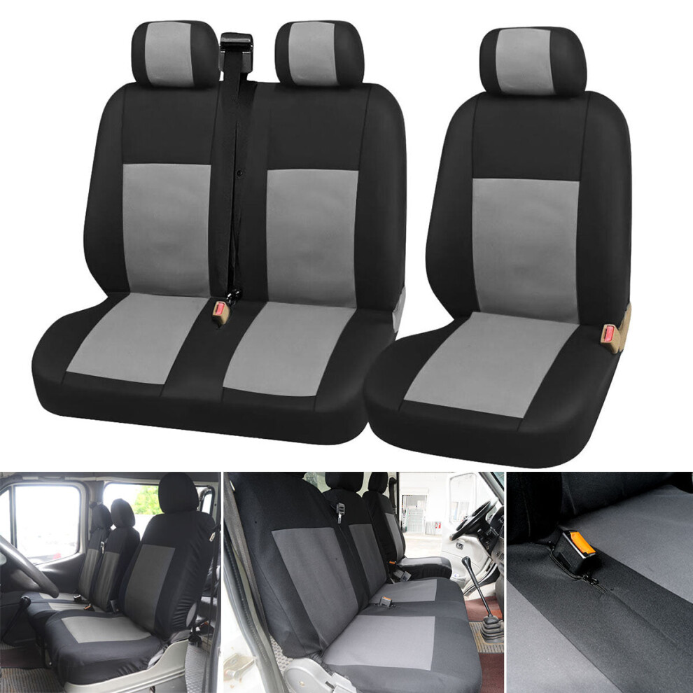 2+1 Rear / Front Seat Cover Protector for Ford Transit Transit Custom Van Minibus