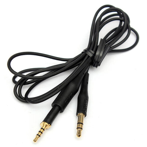 Black Replacement Audio Cable Lead Line Cord For AKG 2