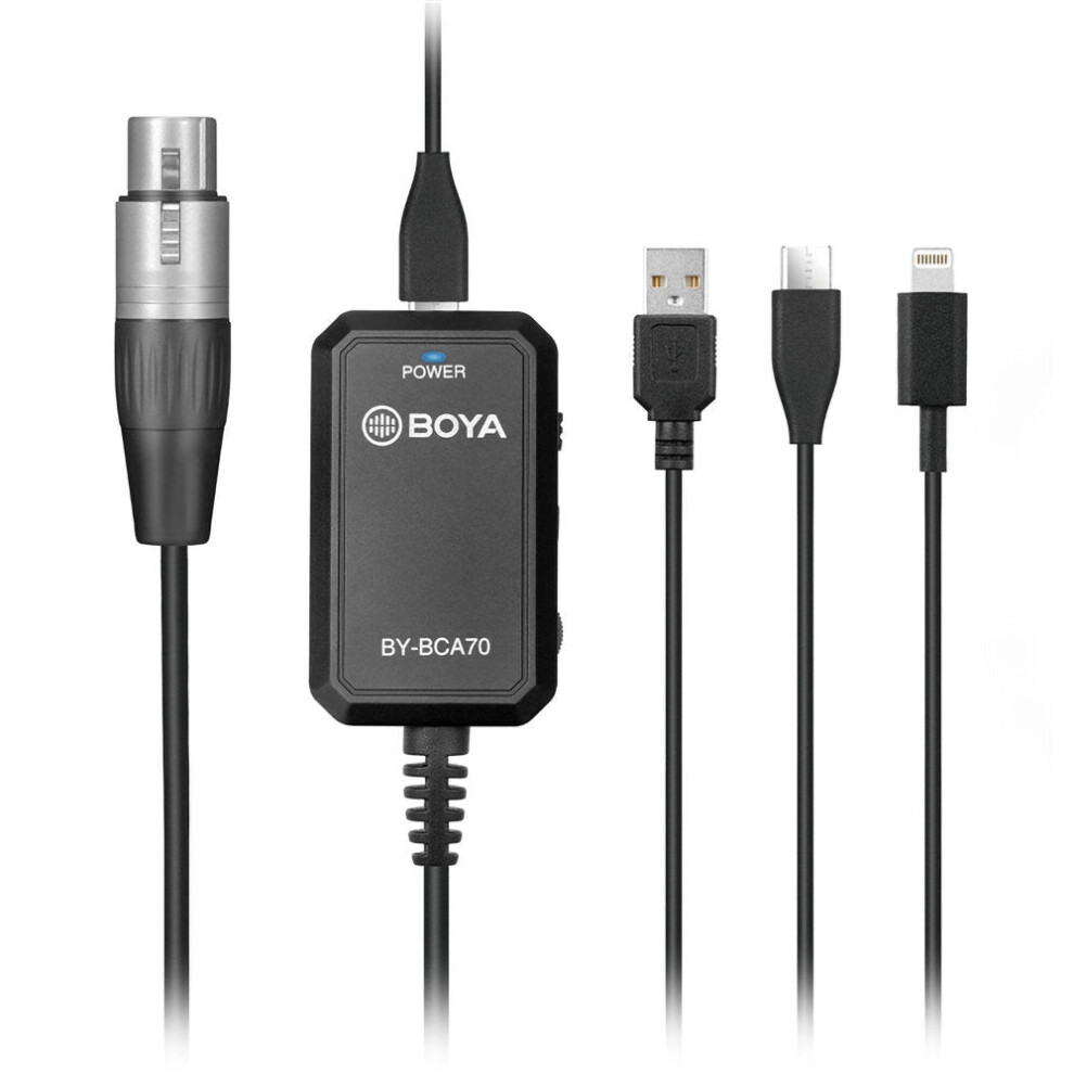 Audio Adapter Mic To Type-C Usb-A For Lightning Xlr Microphones To Pc Mobile Devices For Ios Andorid Smartphones 6112212253175