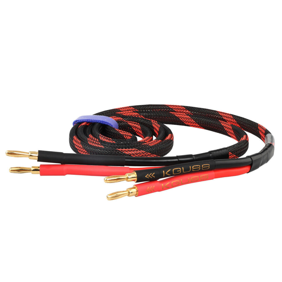 (1M) Copper Surround Speaker Power Amplifier Audio Cable 600 Core Pure