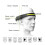 (Package I, UK) COB LED Headlamp Sensor Headlight with Built-in Battery Flashlight USB Rechargeable Head Lamp Torch 5 Lighting Modes Work Light 9