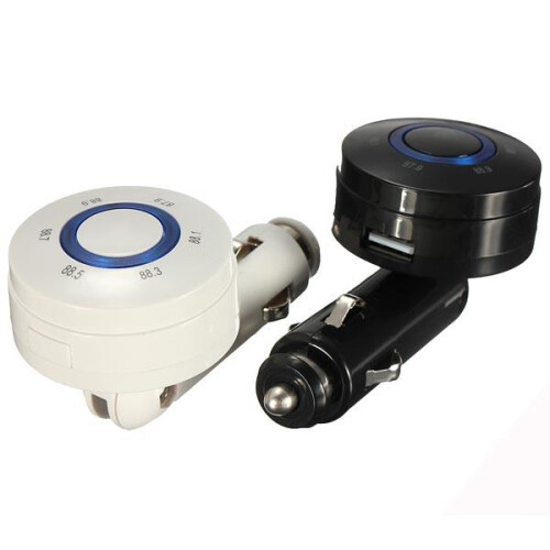 (White) Car MP3 Player Phone Transmitter with Bluetooth Function 2