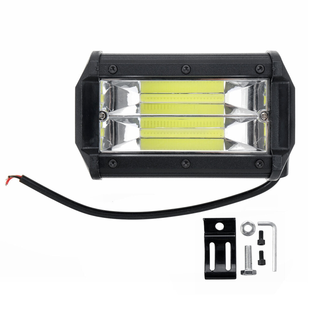 (72W) 9V-30V 12V-24V LED Work Light Bar Flood Spot Lights Driving Lamp For Boat Motorcycle Offroad Car Truck SUV