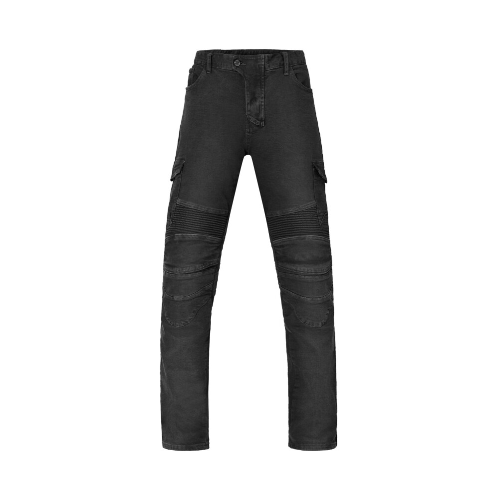 (M) Motorcycle Pants Men Jeans Protective Gear Riding Trousers With Hip Protection+Knee Pads