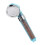 (L) Transparent Shower Head ABS Anion Filter SPA Saving Pressurized Boost Rainfall Shower Head for Bathroom Bathing Travelling 6