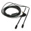 (without Microphone) Replacement 0.75mm 1.2M Upgraded Plated Audio Cable Earphone Headphone Cable for KZ ZS3 2