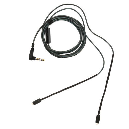 (without Microphone) Replacement 0.75mm 1.2M Upgraded Plated Audio Cable Earphone Headphone Cable for KZ ZS3 2