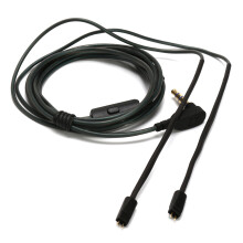 (without Microphone) Replacement 0.75mm 1.2M Upgraded Plated Audio Cable Earphone Headphone Cable for KZ ZS3