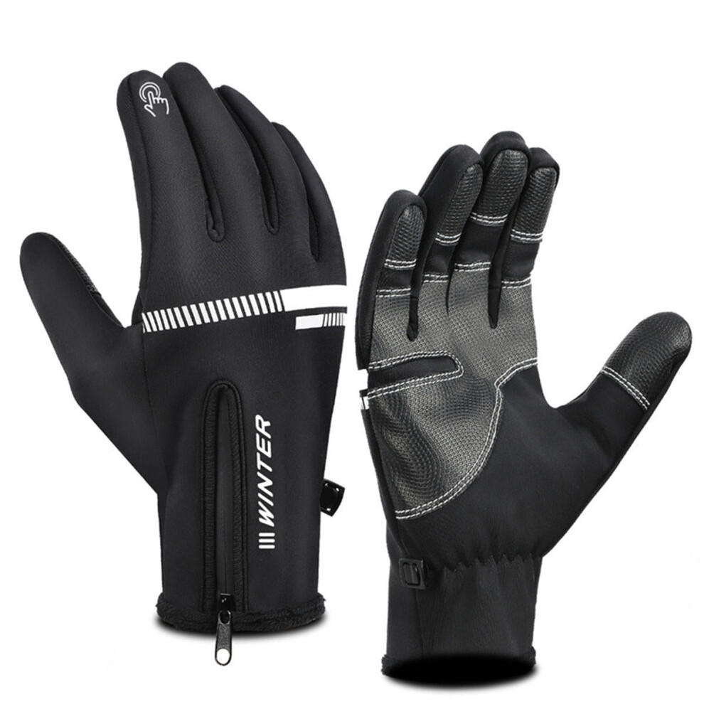 (M) Touch Screen Winter Warm Gloves Mitten Windproof Waterproof Thermal