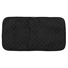 (Black) Universal DC 12V Universal Car Front Heating Seat Cover Cushion Warming Pad Kit