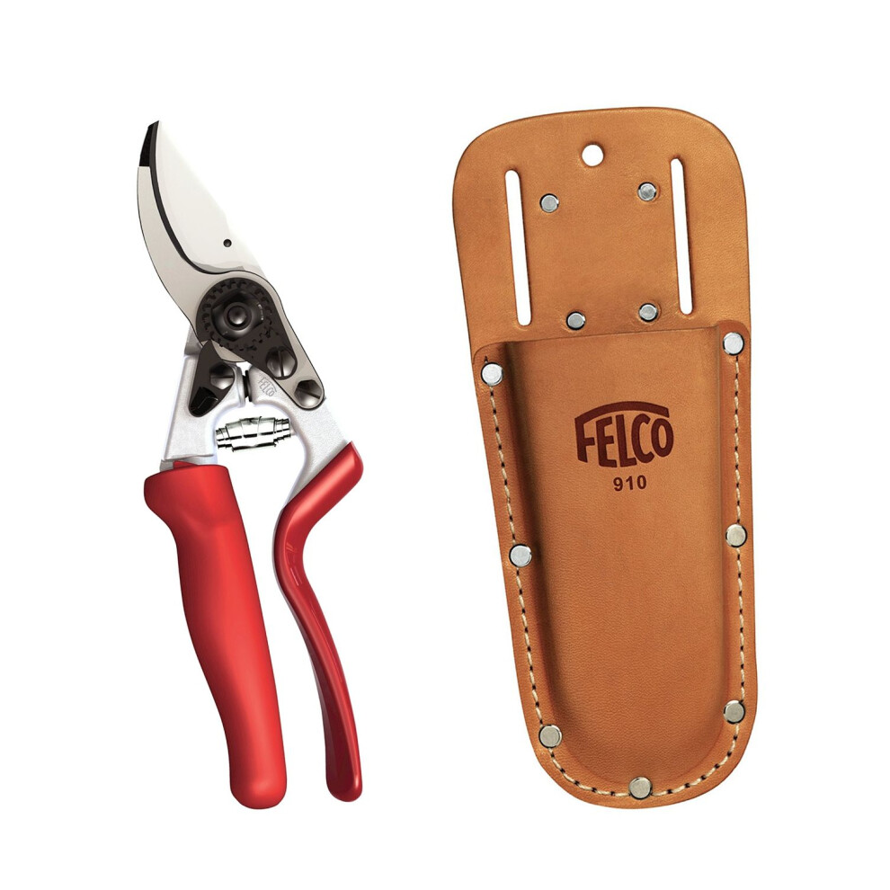 Genuine Felco Model 7 secateurs and holster bundle - pruners with leather pouch