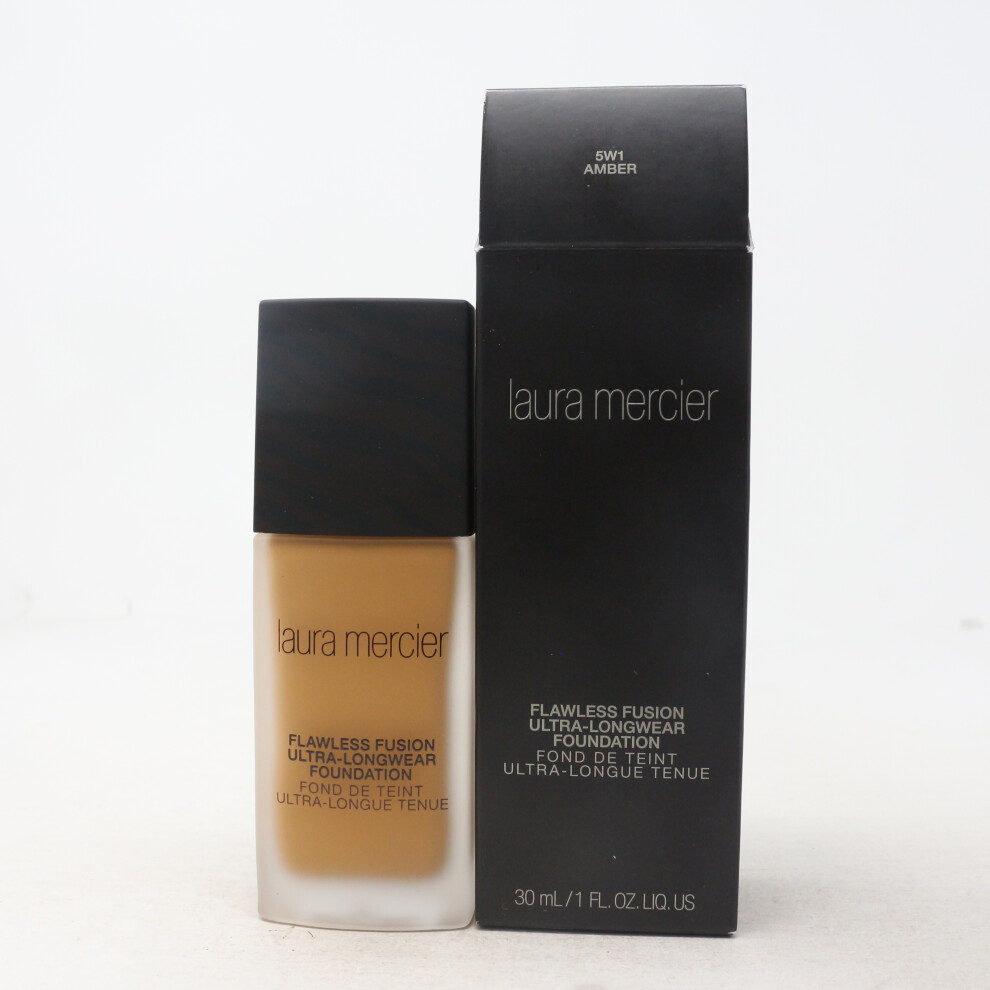 (5W1 Amber) Laura Mercier Flawless Fusion Ultra-Longwear Foundation  1oz/30ml New With Box