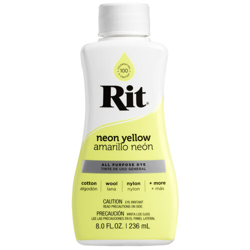 Rit Dye Liquid-Neon Yellow 8-26