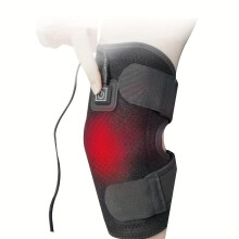 (Only Heat) Heated Knee Massager with Shoulder Brace - Relaxing Leg Warmer and Knee Heating Pad for Men and Women - Perfect Birthday Gift