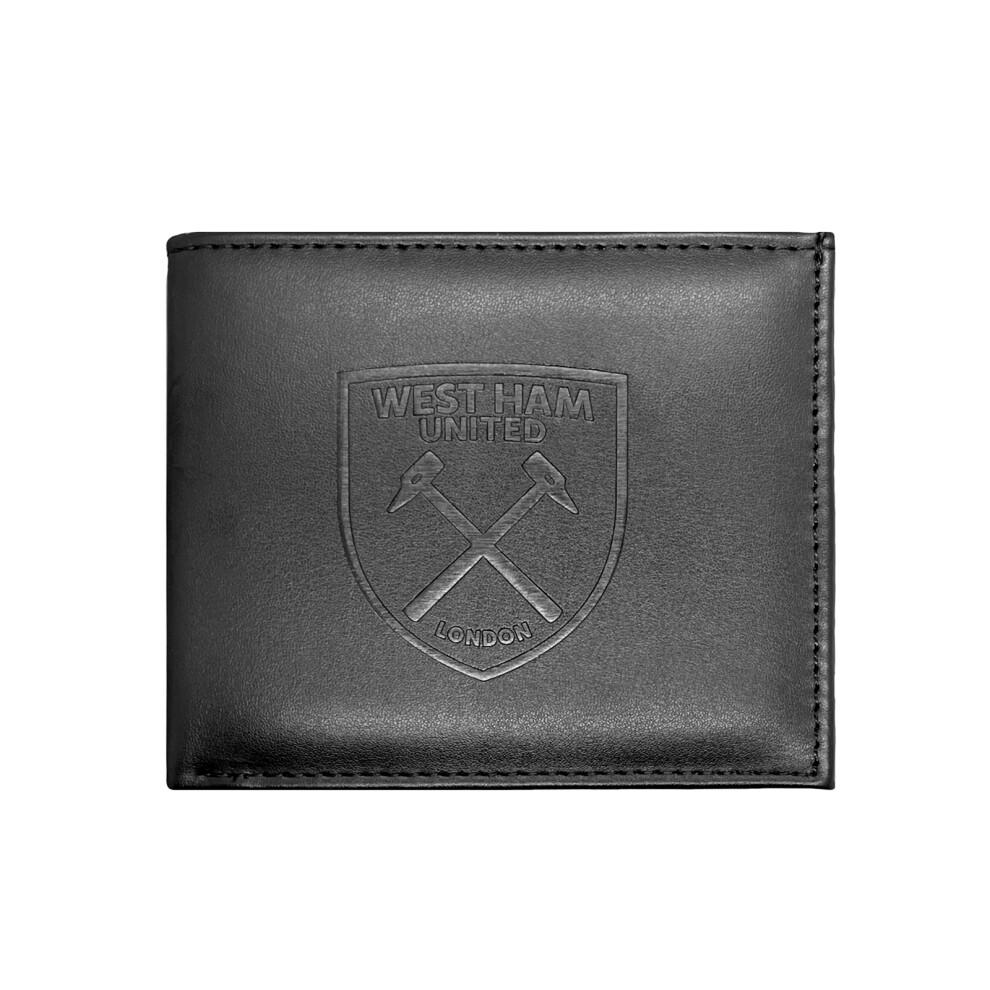 West Ham United FC Official Football Gift Embossed Crest Money Wallet