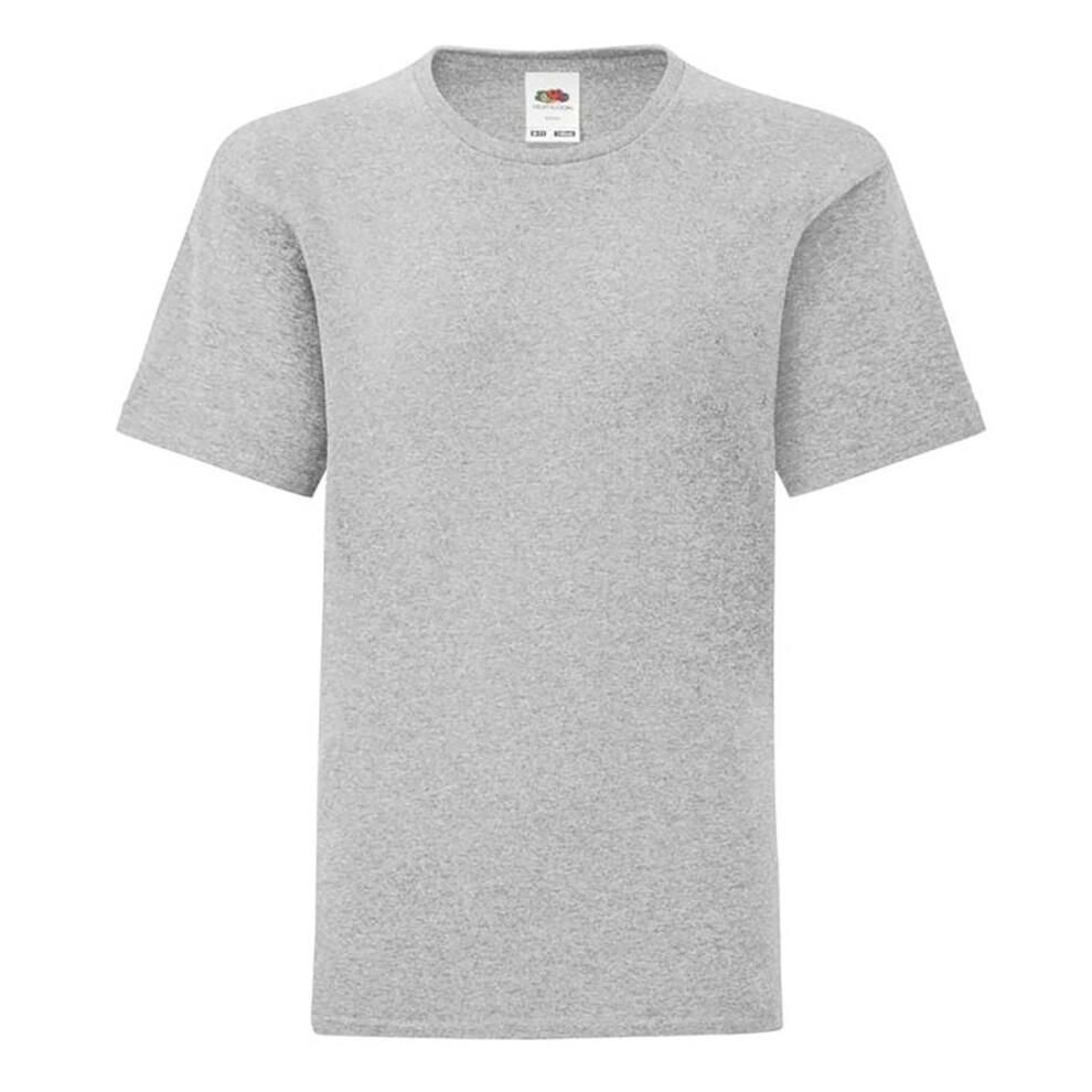 (2XL, Heather Grey) Fruit Of The Loom Womens/Ladies Short Sleeve Lady-Fit Original T-Shirt