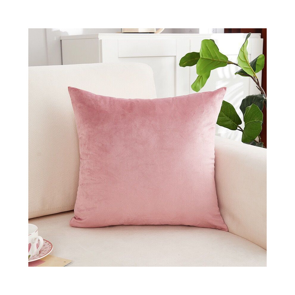 (Pink) Cushion Cover Sofa Bed Sofa Chair Decorated With Soft And Highend Plush Pillows
