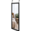 Dripex (Black) Over Door Mirror Full Length 110 x 45cm 1
