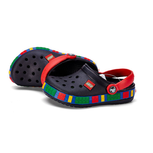 (Black, J1=19.5-20cm) Girl Boys Cros Style Crocband Clog Kid Beach Shoes