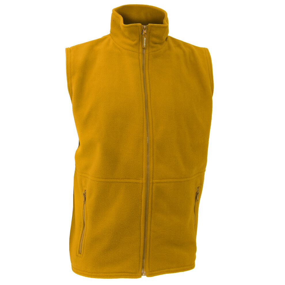 (2XL, Yellow) Result Mens Active Anti Pilling Fleece Bodywarmer Jacket