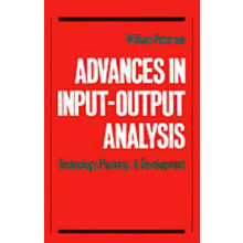 Advances in InputOutput Analysis Technology, Planning, and Development