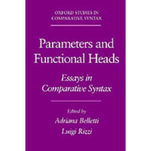 Parameters  Functional Heads Essays in Comparative Syntax Oxford Studies in Comparative Syntax