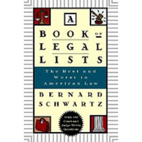 A Book of Legal Lists