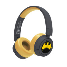 Auriculares Bluetooth junior - BATMAN - Ciudad Gótica - Multicolor - USB-C - Batería 500mAh - Negro