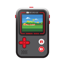 My Arcade - Consola de bolsillo Gamer mini clásica - Rojo/negro