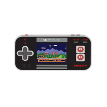 Mi consola portátil de juegos arcade - Gamer V clásica - Rojo/gris/negro