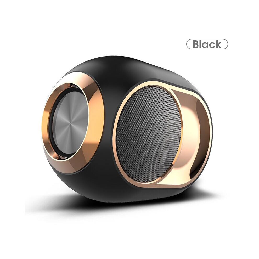 (Black) X6 Bluetooth 5.0 Speaker Tws Wireless Loudspeakers For Phone Pc Waterproof Outdoor Stereo Music Support Tf Aux Usb Fm Audio Components Black 9177711637779