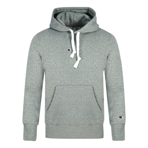 Champion Champion Digital Print Logo Grey Hoodie