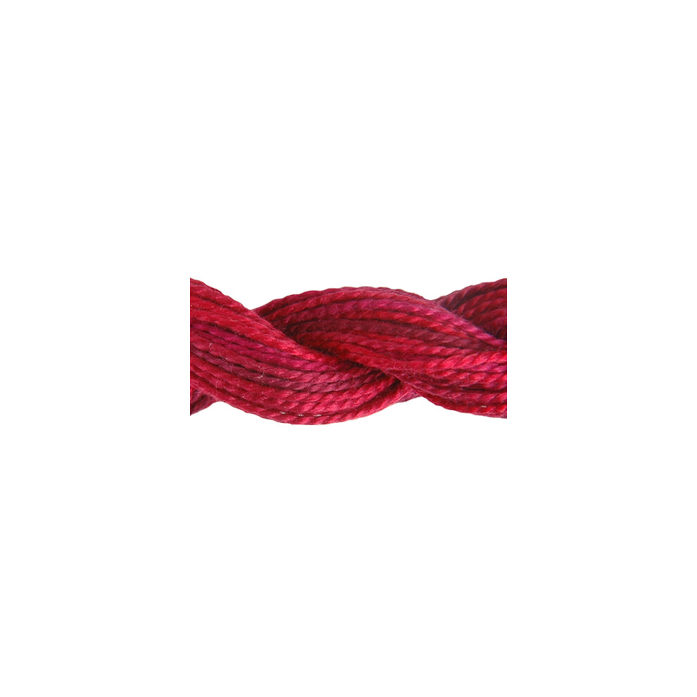 Dmc Color Variations Pearl Cotton Size 5 27Yd-Radiant Ruby 415 5-4210 White