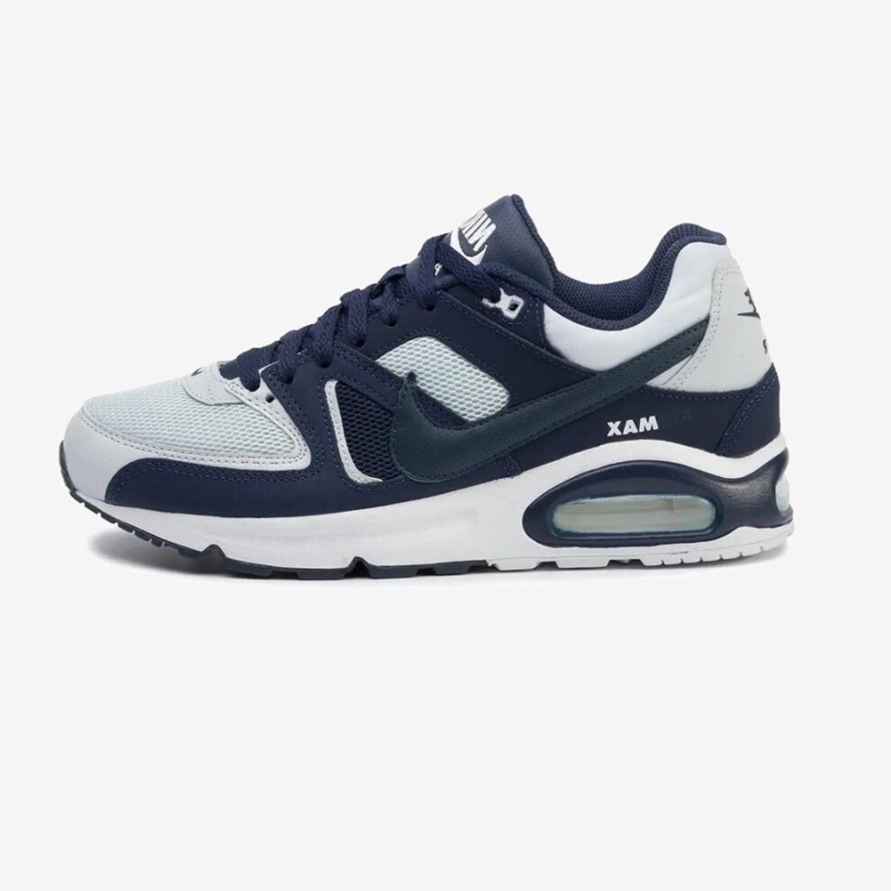 (Pure Platinum/Armory Navy, UK6.5) Nike Air Max Command Men's Running Trainers Sneakers