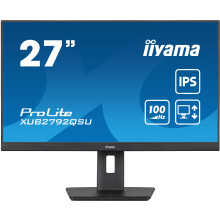 Monitor PC Iiyama XUB2792QSU-B6 Oficina 27'' ULTRA DELGADO 2560x1440, 100Hz, panel IPS, 250 cd/m², ACR, Altavoces, HUB-USB x4 3