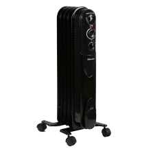 (Black) EMtronics Oil Filled Portable Heaters