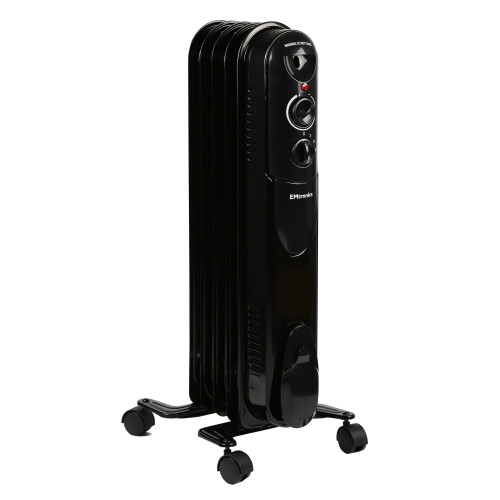 EMtronics (Black) EMtronics Oil Filled Portable Heaters